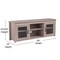 Flash Furniture Dark Brown TV Stand with 4 Pane Glass Doors 65" GC-MBLK65-GY-GG - alternate 4